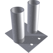 Connecting plate | to connect 2 fences